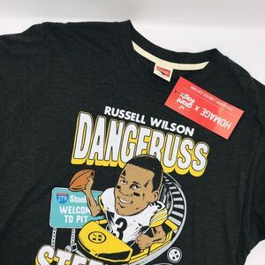 Homage Giant Eagle Exclusive Shirt DANGERUSS Russell Wilson Steelers Mens Med